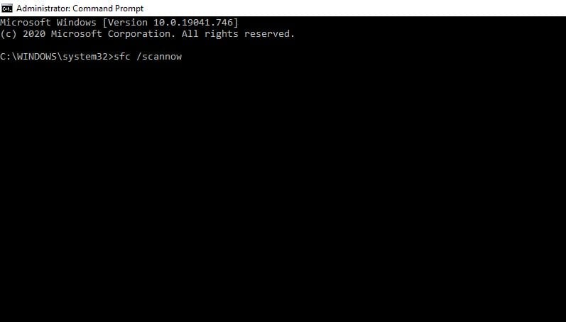 Running The System File Checker
