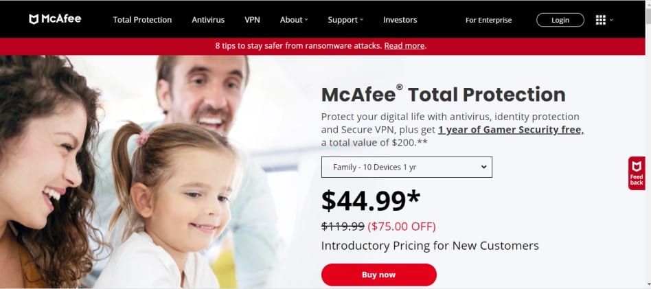 McAfee Total Protection