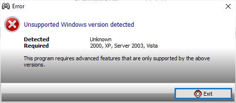 Xpadder unsupported windows version detected что делать