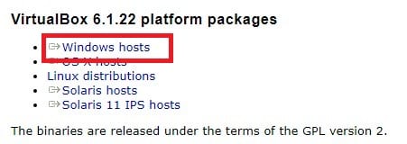 Windows Host Under Platform Packages