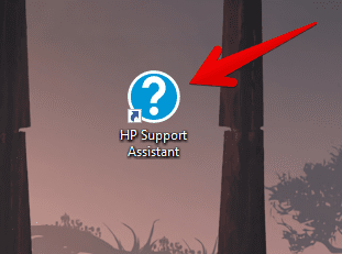 Launching HP Support Assistant