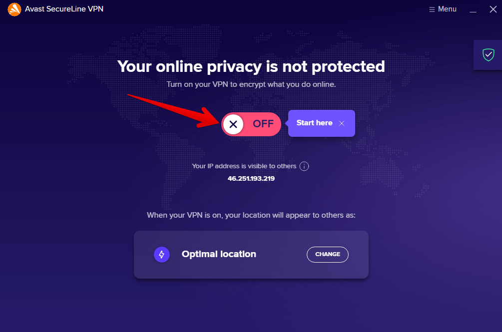 Enabling Avast SecureLine VPN