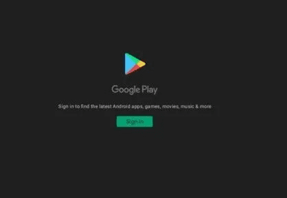 sign in to google play store
