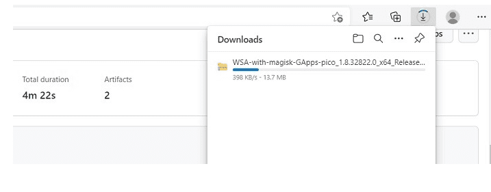 the repository zip file will be downloaded to your pc location