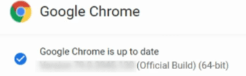 Google Chrome already up to date