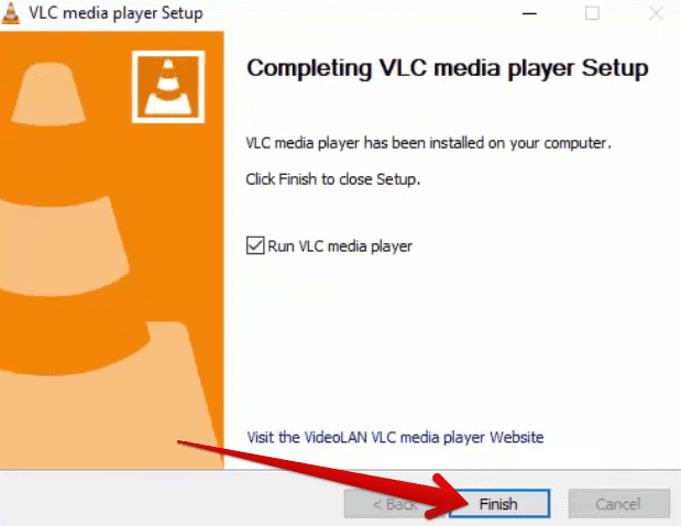 VLC media player installed